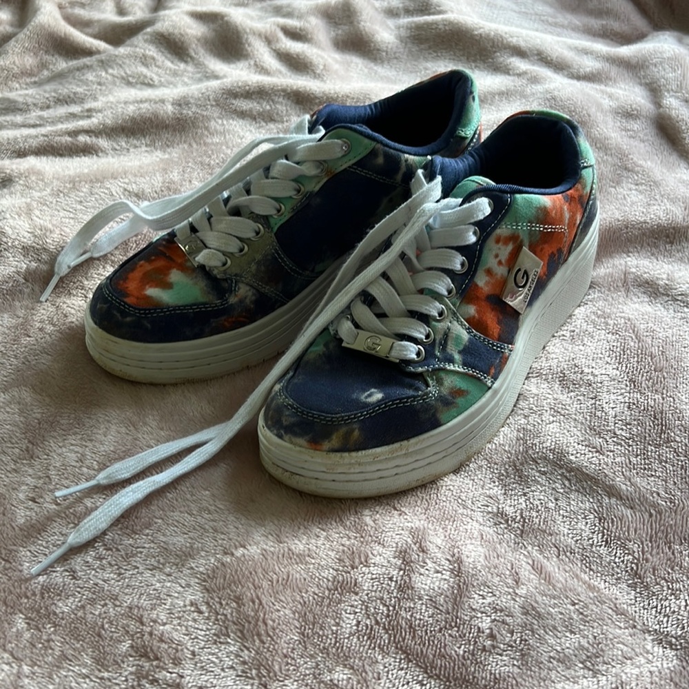 Los Angeles multicolored platform shoes
